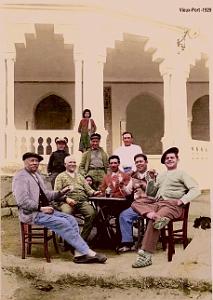 X ARCHIVE COUSINS MERS EL KEBIR APERO AUX VIEUX PORT 1929